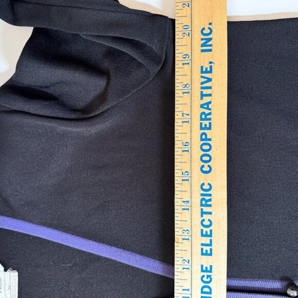 Exclusively Misook‎ Petite Med V Neck Cardigan Jacket Button Loop Closure - Picture 6 of 7